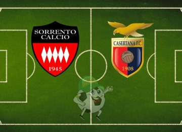Sorrento Casertana cronaca diretta live risultato in tempo reale