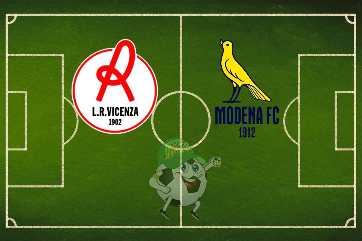 Vicenza Modena cronaca diretta live risultato in tempo reale