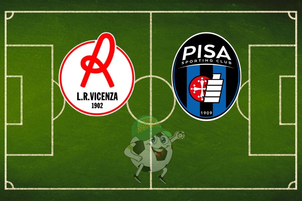 Vicenza Pisa cronaca diretta live risultato in tempo reale
