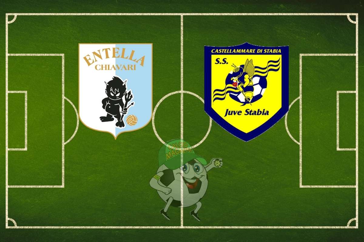 Virtus Entella Juve Stabia cronaca diretta live risultato in tempo reale